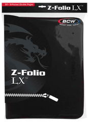 BCW Binder: 9-Pocket Z-Folio LX Black 1-ZF9LX-BLK